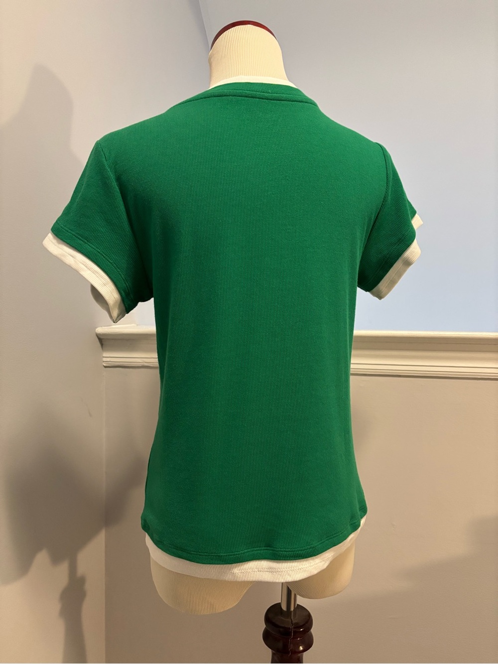 LOFT Layered Perfect Ribbed Top - Picture 3 of 5